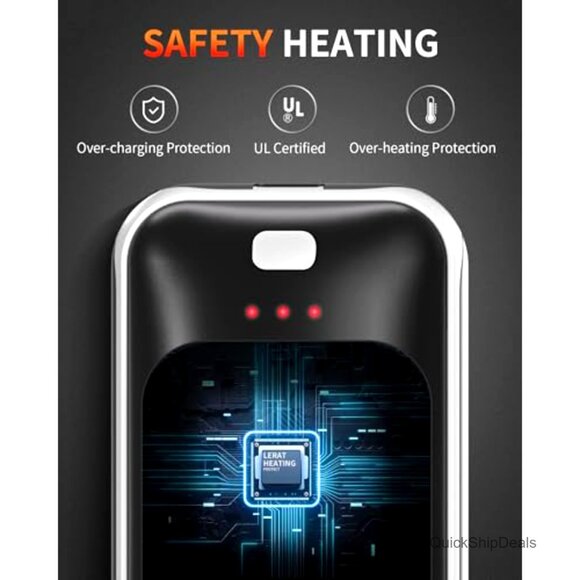 Rechargeable Hand Warmers, 2 Pack Portable Pocket Heater, 3 Heat Settings - Picture 5 of 6